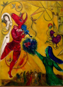Chagall Yellow painting (Nice)